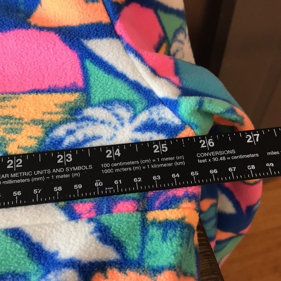 Chubbies Reversible 1/4 Zip Snap Fleece Nylon Pullover - Picture 10 of 13